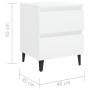 Bedside tables 2 pcs white plywood 40x35x50 cm by vidaXL, Nightstands - Ref: Foro24-805870, Price: 108,37 €, Discount: %