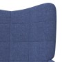 Relaxsessel mit Fußstütze aus blauem Stoff von vidaXL, Sessel - Ref: Foro24-327978, Preis: 89,07 €, Rabatt: %