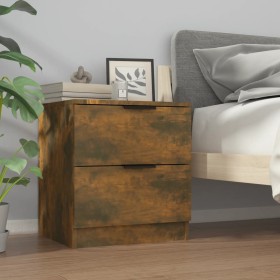 Smoked oak plywood nightstand by vidaXL, Nightstands - Ref: Foro24-817033, Price: 33,58 €, Discount: %