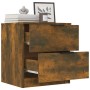 Smoked oak plywood nightstand by vidaXL, Nightstands - Ref: Foro24-817033, Price: 33,99 €, Discount: %