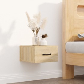 Sonoma oak wall bedside table 35x35x20 cm by vidaXL, Nightstands - Ref: Foro24-812858, Price: 26,29 €, Discount: %