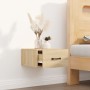 Sonoma oak wall bedside table 35x35x20 cm by vidaXL, Nightstands - Ref: Foro24-812858, Price: 30,41 €, Discount: %