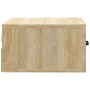 Sonoma oak wall bedside table 35x35x20 cm by vidaXL, Nightstands - Ref: Foro24-812858, Price: 30,41 €, Discount: %