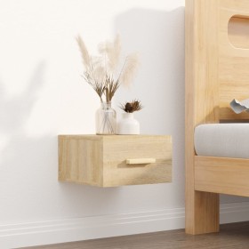 Sonoma oak wall bedside table 35x35x20 cm by vidaXL, Nightstands - Ref: Foro24-812840, Price: 29,75 €, Discount: %