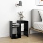 Mesita de noche madera contrachapada negro 50x30x51,5cm de vidaXL, Mesitas de noche - Ref: Foro24-806366, Precio: 34,44 €, De...