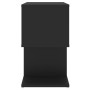 Mesita de noche madera contrachapada negro 50x30x51,5cm de vidaXL, Mesitas de noche - Ref: Foro24-806366, Precio: 34,44 €, De...