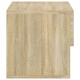 Wall bedside table 2 units Sonoma oak color by vidaXL, Nightstands - Ref: Foro24-810960, Price: 57,83 €, Discount: %