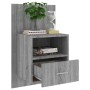 Wall-mounted bedside table 2 units in Sonoma gray color by vidaXL, Nightstands - Ref: Foro24-816967, Price: 104,10 €, Discoun...