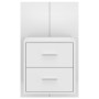 Mesitas de noche de pared 2 unidades blanco brillante de vidaXL, Mesitas de noche - Ref: Foro24-811002, Precio: 109,98 €, Des...