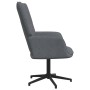 Silla de relajación con reposapiés de tela gris oscuro de vidaXL, Sillones - Ref: Foro24-327975, Precio: 103,07 €, Descuento: %