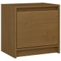 Bedside table solid honey brown mango wood 40x30.5x40cm by vidaXL, Nightstands - Ref: Foro24-808119, Price: 25,81 €, Discount: %