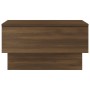 Mesita de noche de pared marrón roble de vidaXL, Mesitas de noche - Ref: Foro24-816944, Precio: 36,38 €, Descuento: %