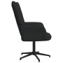 Silla de relajación con reposapiés tela negro de vidaXL, Sillones - Ref: Foro24-327980, Precio: 97,80 €, Descuento: %