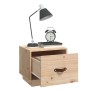 Mesita de noche madera maciza de pino 40x34x35 cm de vidaXL, Mesitas de noche - Ref: Foro24-818285, Precio: 42,71 €, Descuent...