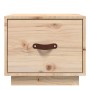 Mesita de noche madera maciza de pino 40x34x35 cm de vidaXL, Mesitas de noche - Ref: Foro24-818285, Precio: 42,71 €, Descuent...