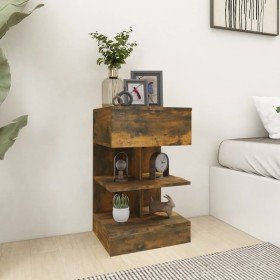 Bedside table made of smoked oak plywood, measuring 40x35x65 cm. by vidaXL, Nightstands - Ref: Foro24-816041, Price: 46,99 €,...