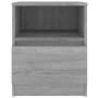 Mesita de noche madera de ingeniería gris Sonoma 40x40x50 cm de vidaXL, Mesitas de noche - Ref: Foro24-815818, Precio: 43,18 ...