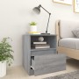 Mesita de noche madera de ingeniería gris Sonoma 40x40x50 cm de vidaXL, Mesitas de noche - Ref: Foro24-815818, Precio: 43,18 ...