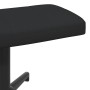 Silla de relajación con reposapiés tela negro de vidaXL, Sillones - Ref: Foro24-327980, Precio: 97,80 €, Descuento: %