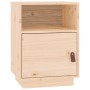 Mesita de noche madera maciza de pino 40x34x55 cm de vidaXL, Mesitas de noche - Ref: Foro24-818315, Precio: 62,99 €, Descuent...