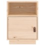 Mesita de noche madera maciza de pino 40x34x55 cm de vidaXL, Mesitas de noche - Ref: Foro24-818315, Precio: 62,99 €, Descuent...