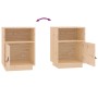 Mesita de noche madera maciza de pino 40x34x55 cm de vidaXL, Mesitas de noche - Ref: Foro24-818315, Precio: 62,99 €, Descuent...