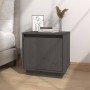 Bedside tables 2 units solid pine wood gray 40x30x40 cm by vidaXL, Nightstands - Ref: Foro24-813310, Price: 53,72 €, Discount: %