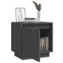 Bedside tables 2 units solid pine wood gray 40x30x40 cm by vidaXL, Nightstands - Ref: Foro24-813310, Price: 53,72 €, Discount: %