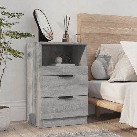 Sonoma Gray Plywood Nightstand by vidaXL, Nightstands - Ref: Foro24-817041, Price: 68,05 €, Discount: %