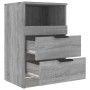 Sonoma Gray Plywood Nightstand by vidaXL, Nightstands - Ref: Foro24-817041, Price: 68,05 €, Discount: %