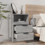 Sonoma Gray Plywood Nightstand by vidaXL, Nightstands - Ref: Foro24-817041, Price: 68,05 €, Discount: %