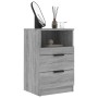 Sonoma Gray Plywood Nightstand by vidaXL, Nightstands - Ref: Foro24-817041, Price: 68,05 €, Discount: %