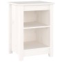 Solid white pine wood bedside table 40x35x55 cm by vidaXL, Nightstands - Ref: Foro24-820958, Price: 56,47 €, Discount: %