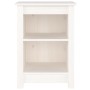 Solid white pine wood bedside table 40x35x55 cm by vidaXL, Nightstands - Ref: Foro24-820958, Price: 56,47 €, Discount: %