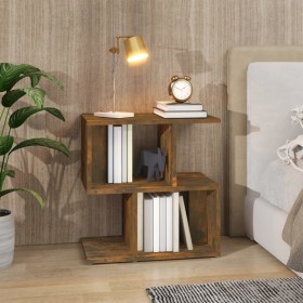 Bedside table made of smoked oak plywood, measuring 50x30x51.5cm. by vidaXL, Nightstands - Ref: Foro24-815828, Price: 34,24 €...