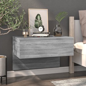 Sonoma Gray Wall Nightstand by vidaXL, Nightstands - Ref: Foro24-816942, Price: 36,99 €, Discount: %