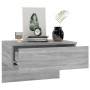 Sonoma Gray Wall Nightstand by vidaXL, Nightstands - Ref: Foro24-816942, Price: 36,99 €, Discount: %