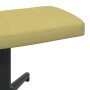 Silla de relajación con reposapiés de tela verde de vidaXL, Sillones - Ref: Foro24-327979, Precio: 97,62 €, Descuento: %