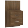 Mesita de noche de pared marrón roble de vidaXL, Mesitas de noche - Ref: Foro24-816962, Precio: 35,90 €, Descuento: %