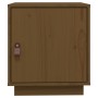 Mesita de noche madera maciza de pino marrón miel 40x34x45 cm de vidaXL, Mesitas de noche - Ref: Foro24-818281, Precio: 38,45...