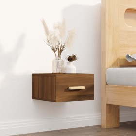 Wall-mounted bedside table in brown oak color, 35x35x20 cm by vidaXL, Nightstands - Ref: Foro24-817577, Price: 26,35 €, Disco...