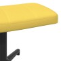 Silla de relajación con reposapiés tela amarillo mostaza de vidaXL, Sillones - Ref: Foro24-327981, Precio: 92,42 €, Descuento: %