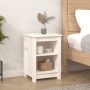 Bedside tables 2 units solid white pine wood 40x35x55 cm by vidaXL, Nightstands - Ref: Foro24-820959, Price: 82,18 €, Discoun...