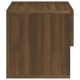 Mesita de noche de pared marrón roble de vidaXL, Mesitas de noche - Ref: Foro24-816950, Precio: 33,07 €, Descuento: %