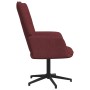 Silla de relajación con reposapiés tela rojo tinto de vidaXL, Sillones - Ref: Foro24-327982, Precio: 89,07 €, Descuento: %