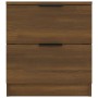 Mesita de noche madera contrachapada color roble marrón de vidaXL, Mesitas de noche - Ref: Foro24-817037, Precio: 48,74 €, De...