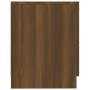 Mesita de noche madera contrachapada color roble marrón de vidaXL, Mesitas de noche - Ref: Foro24-817037, Precio: 48,74 €, De...