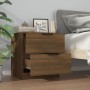 Mesita de noche madera contrachapada color roble marrón de vidaXL, Mesitas de noche - Ref: Foro24-817037, Precio: 48,74 €, De...