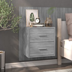 Sonoma Gray Wall Nightstand by vidaXL, Nightstands - Ref: Foro24-816960, Price: 37,34 €, Discount: %