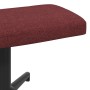 Silla de relajación con reposapiés tela rojo tinto de vidaXL, Sillones - Ref: Foro24-327982, Precio: 89,07 €, Descuento: %